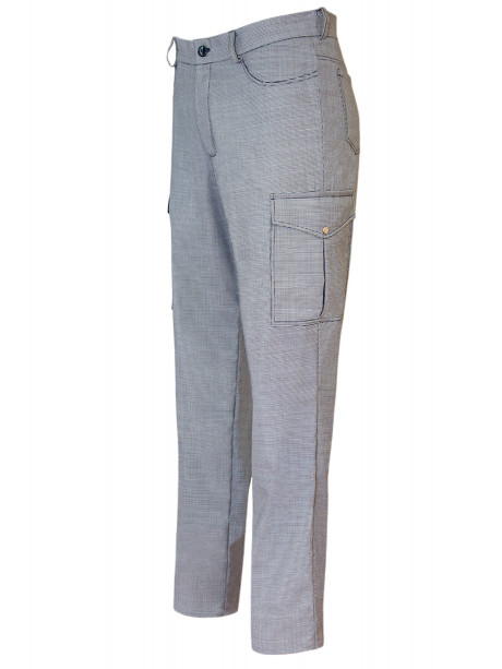 DANDY WOOL TROUSERS LINED SILK