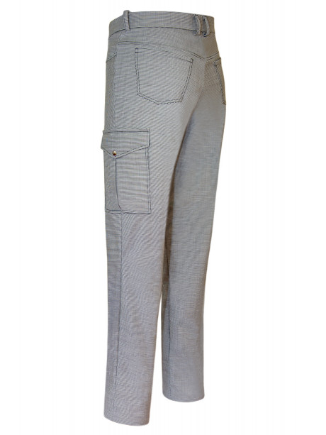 DANDY WOOL TROUSERS LINED SILK