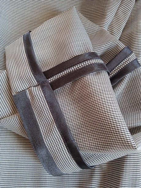 DANDY WOOL TROUSERS LINED SILK
