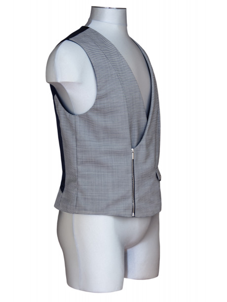 GILET LAINE DOUBLÉ SOIE DANDY