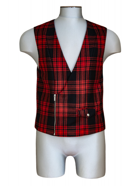 HIGHLANDER WOOL WAISTCOAT LINED SILK