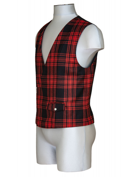 HIGHLANDER WOOL WAISTCOAT LINED SILK