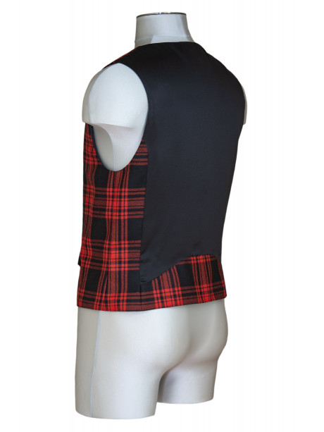 GILET LAINE DOUBLÉ SOIE HIGHLANDER