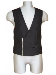 GILET LAINE DOUBLÉ SOIE MATRIX