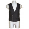 GILET LAINE DOUBLÉ SOIE MATRIX